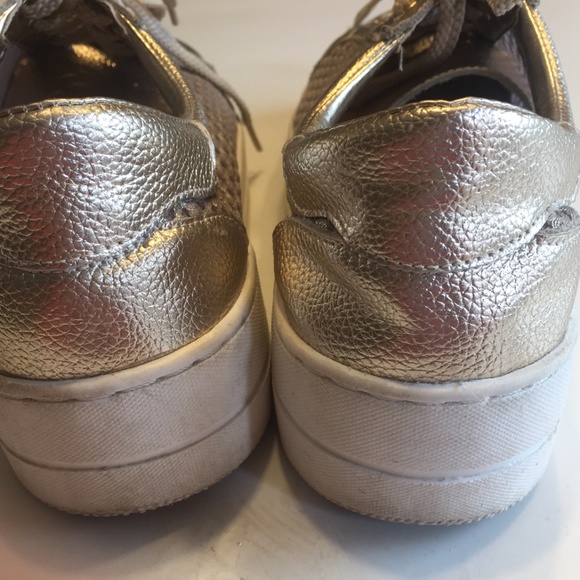 Gold Steve Madden Sneakers - Picture 5 of 6